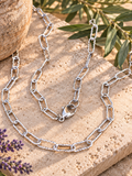 STATEMENT PAPERCLIP NECKLACE