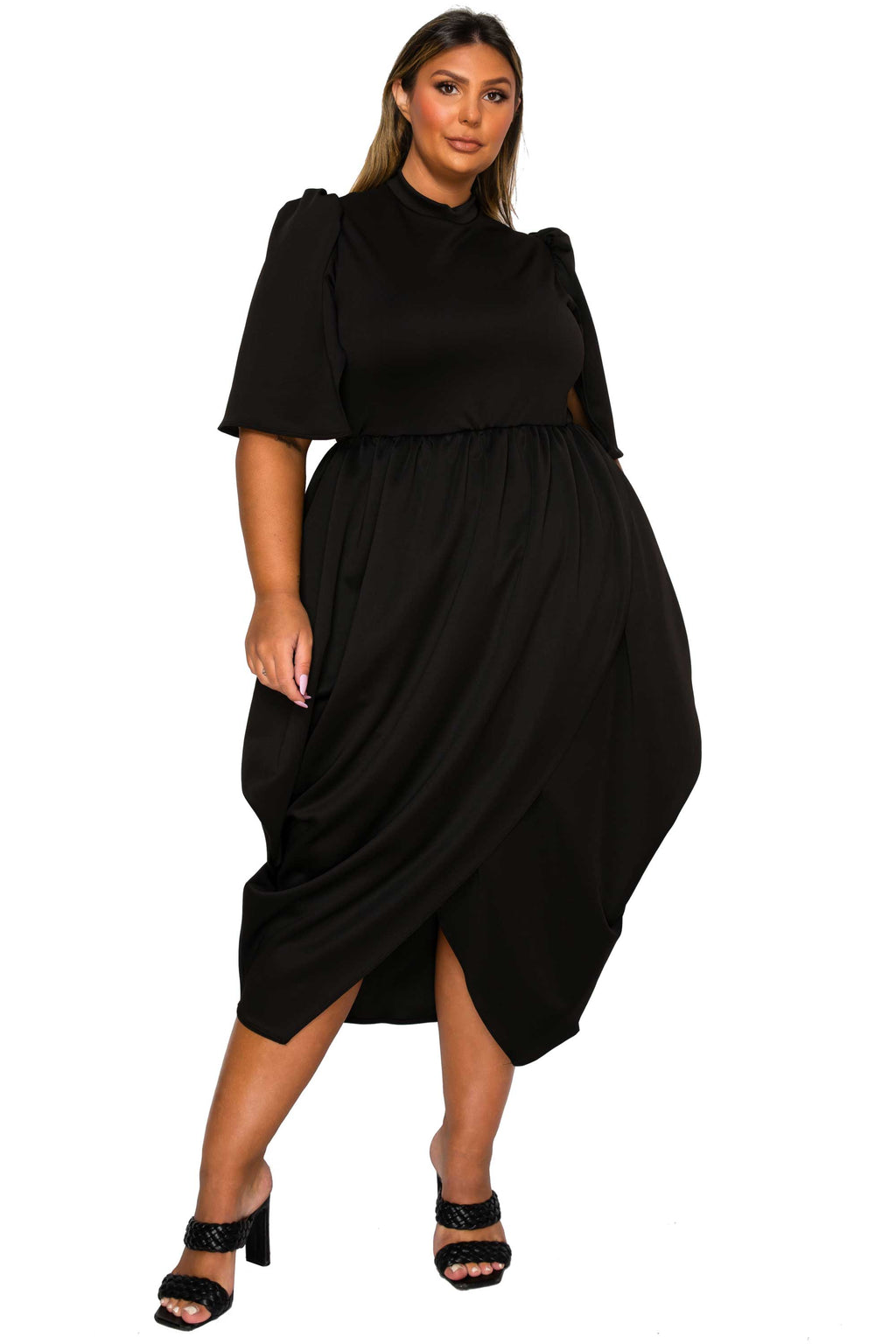 Aesira Tulip Hem Pocket Dress