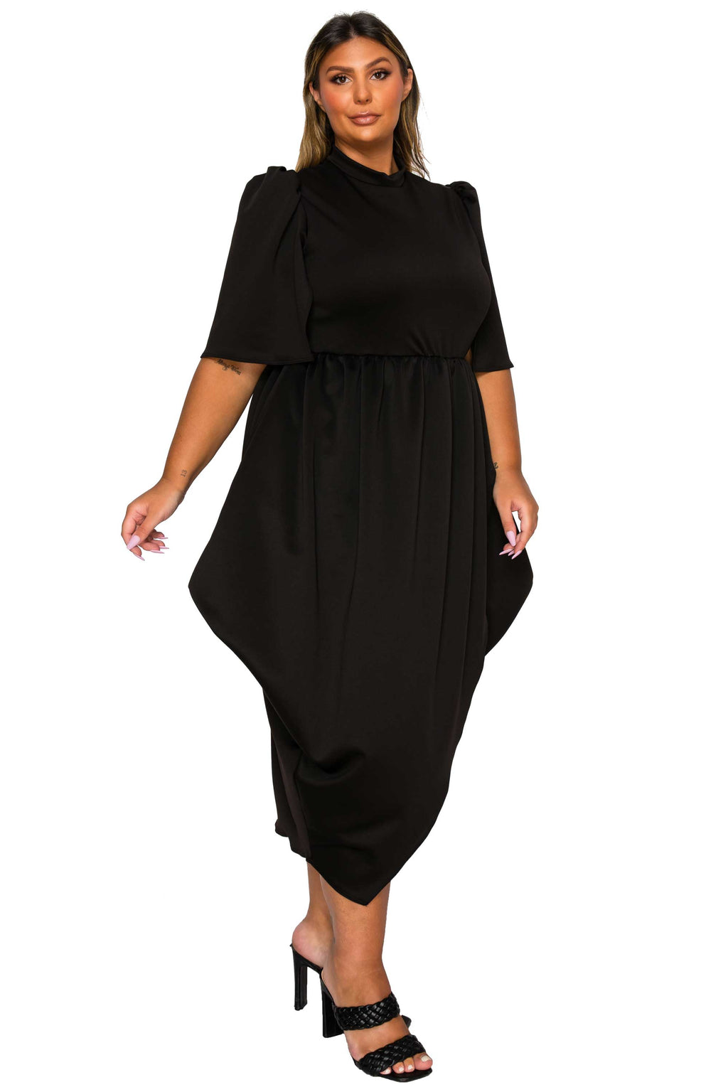 Aesira Tulip Hem Pocket Dress