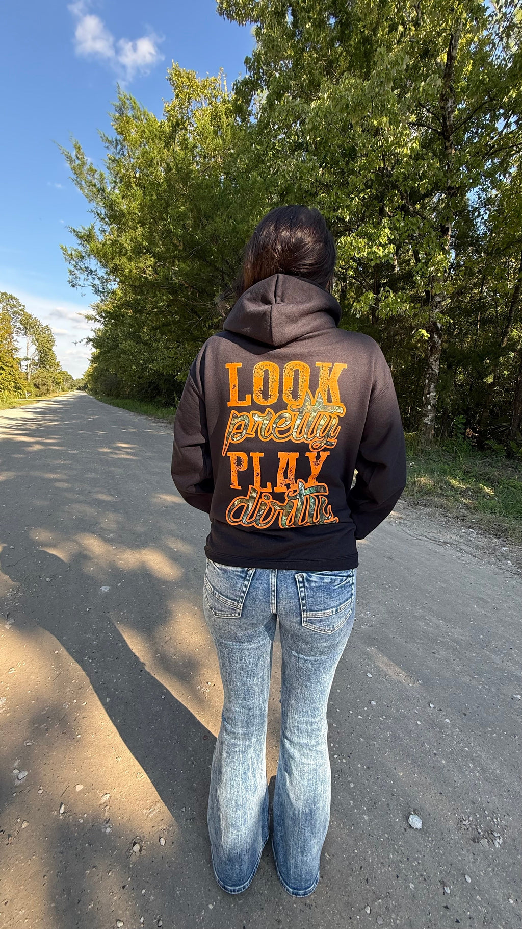 Look Pretty Play Dirty Hoodie